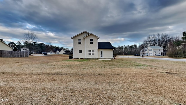 view of side of property