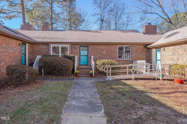 view of front of property