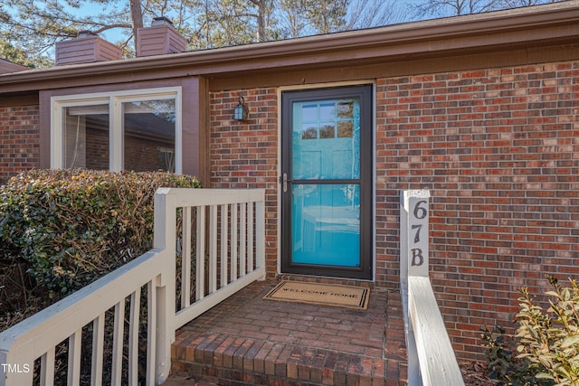 view of entrance to property