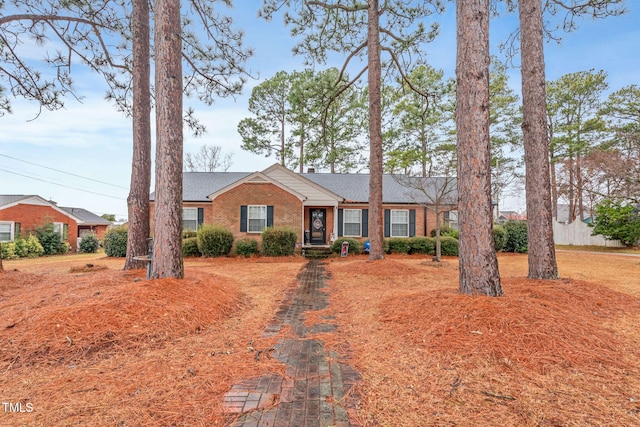 view of ranch-style house