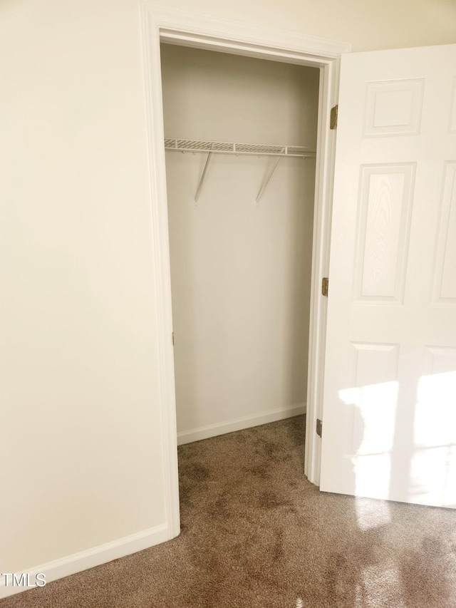 view of closet