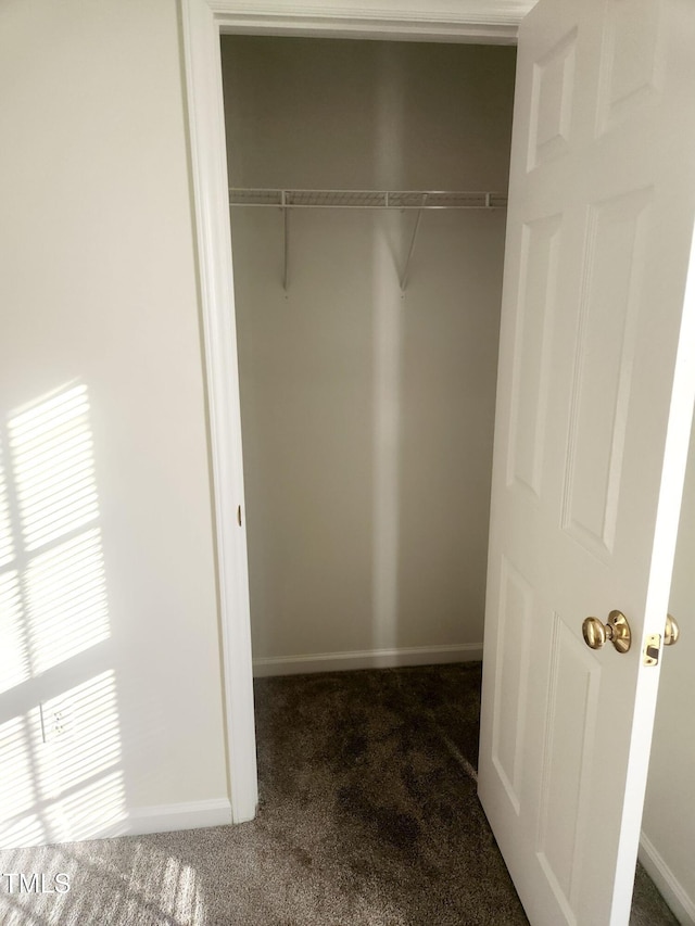 view of closet