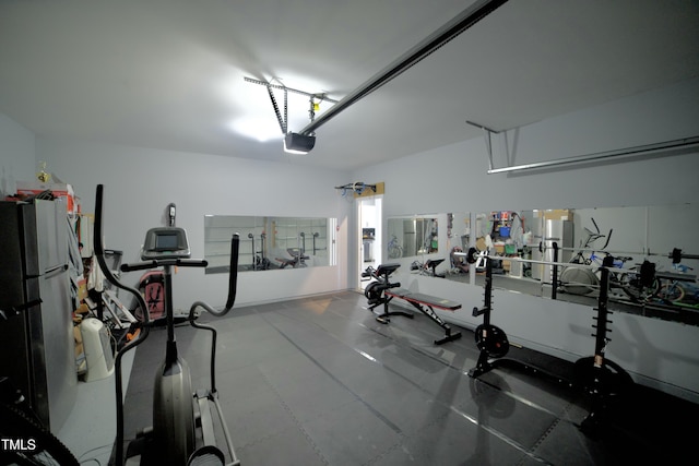 view of exercise room