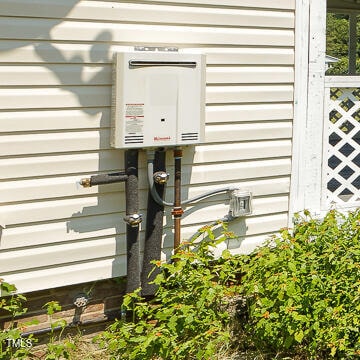 details with tankless water heater