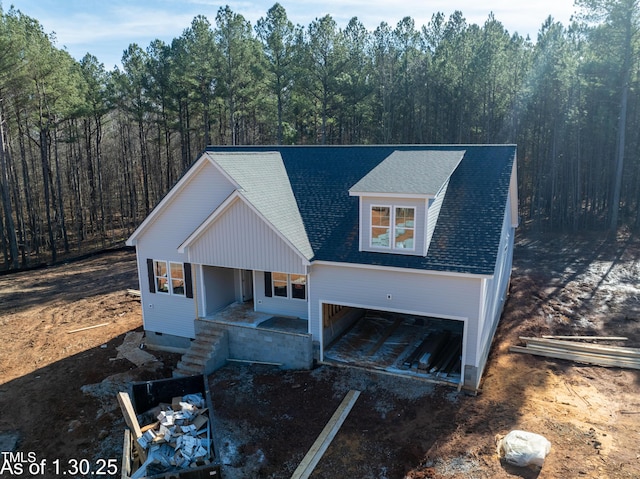 view of front of home with a porch