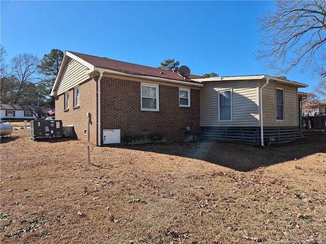 view of rear view of property