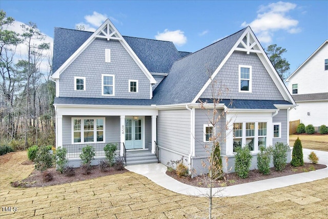 view of front of home featuring a porch