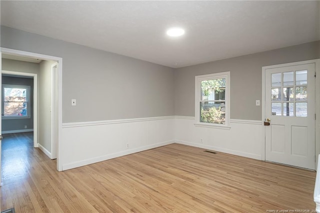 5193 Southport Dr, Fayetteville, NC 28311 - spare room featuring light hardwood / wood-style flooring
