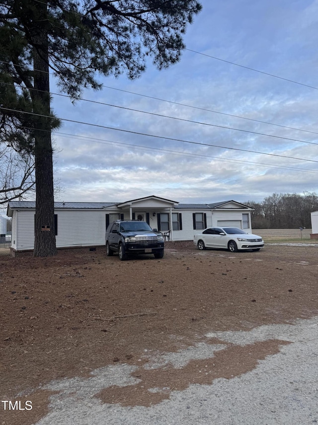 view of front of home