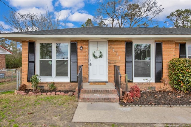 view of front of home