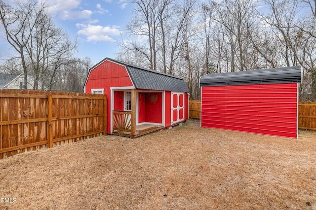 view of outbuilding