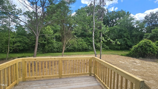 121 Tanglewood Dr Unit 8-J, Louisburg, NC 27549 - view of wooden deck