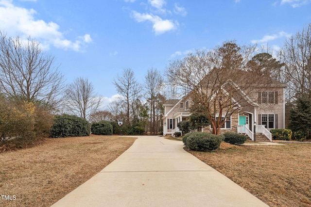 exterior space featuring a yard