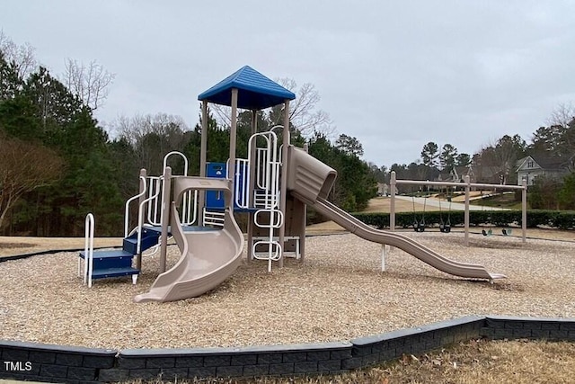 view of play area