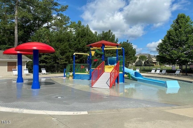 view of play area