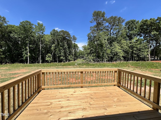 286 Longbow Dr, Middlesex, NC 27557 - view of wooden deck