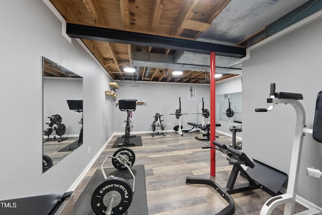 view of workout room