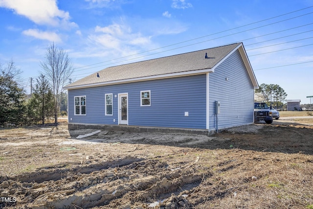 view of rear view of house