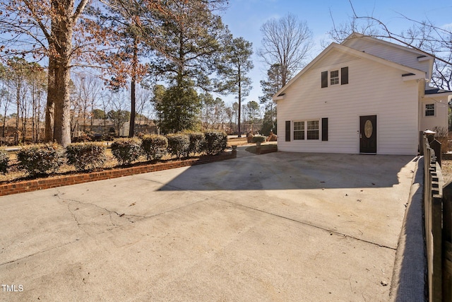 view of rear view of property