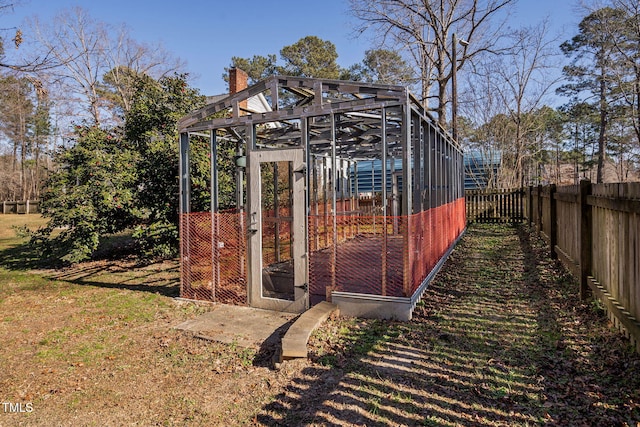 view of outbuilding