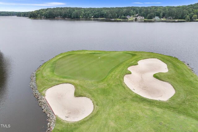632 Angus Ct, Sanford, NC 27332 - water view with a golf club