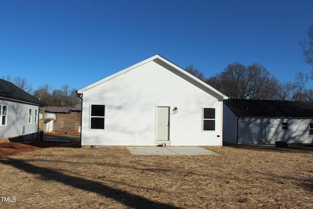 view of rear view of property