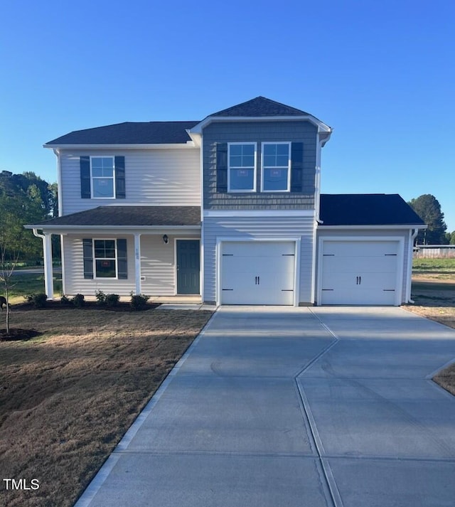 100 Slew Ct, Fremont, NC 27830 - traditional-style house featuring an attached garage and driveway