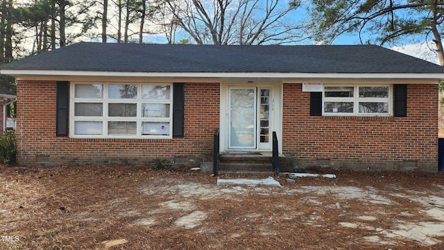 view of front of property