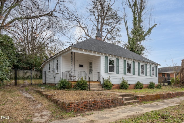 view of front of property