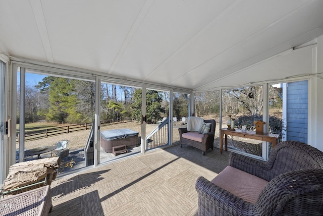 sunroom featuring plenty of natural light