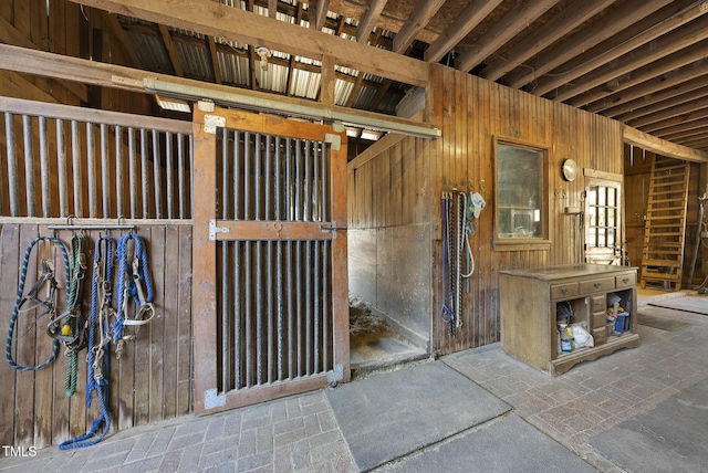 view of stable