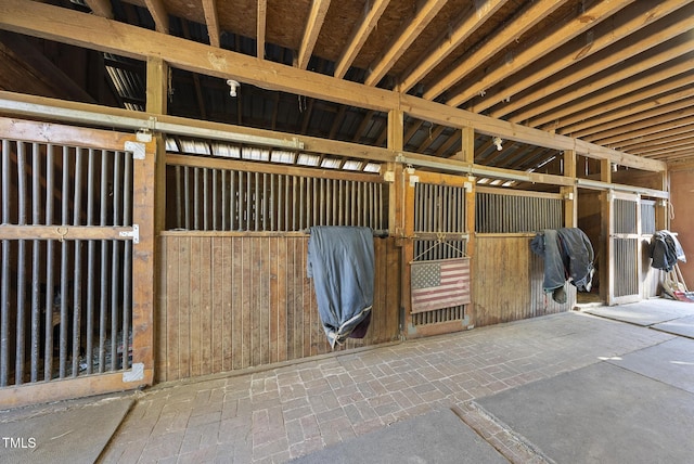 view of stable