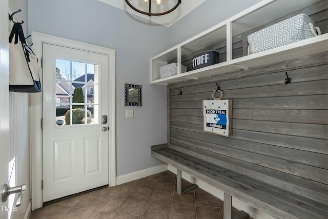 view of mudroom