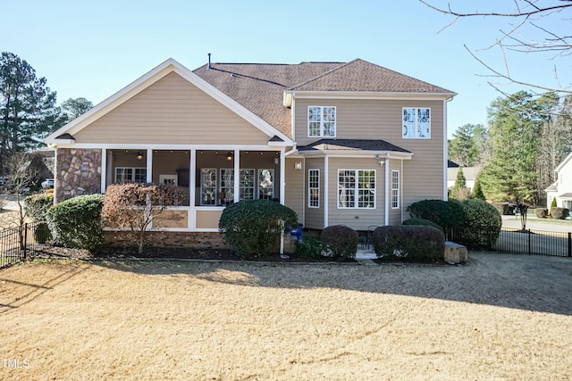 view of front of property