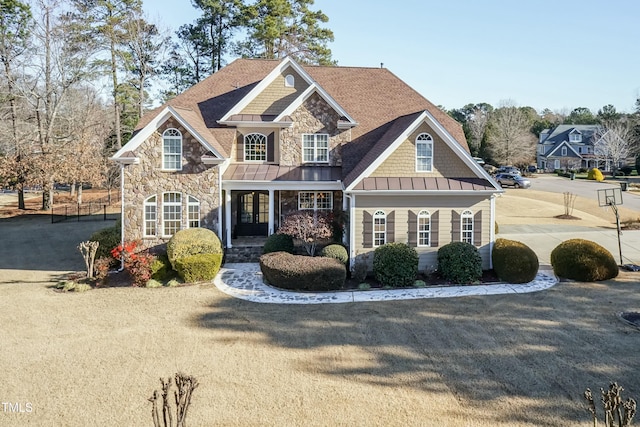 view of craftsman house