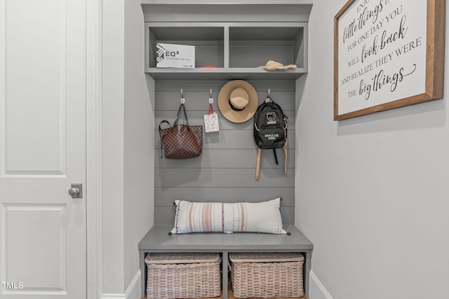 view of mudroom