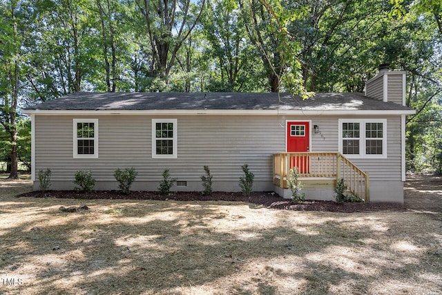 view of ranch-style house