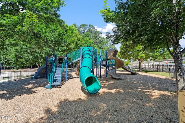 view of play area