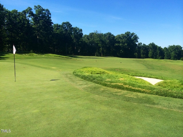 surrounding community featuring golf course view