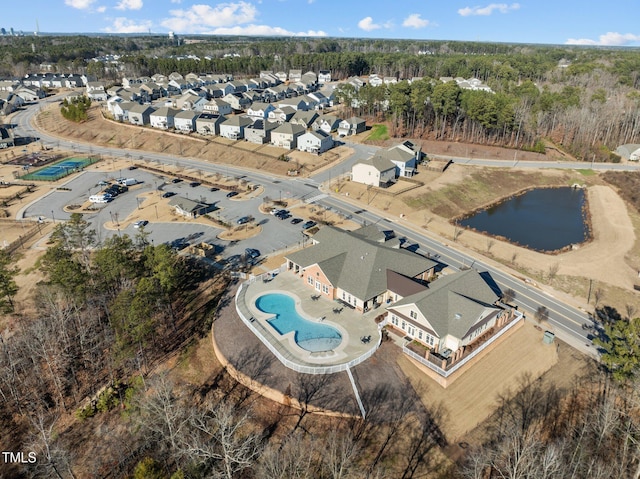 bird's eye view featuring a residential view