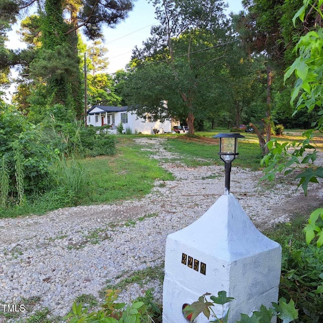 view of road