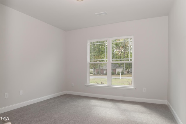 empty room featuring carpet floors