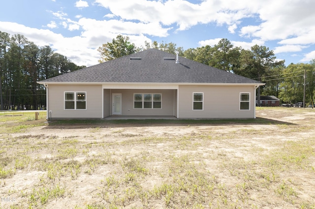 view of rear view of property