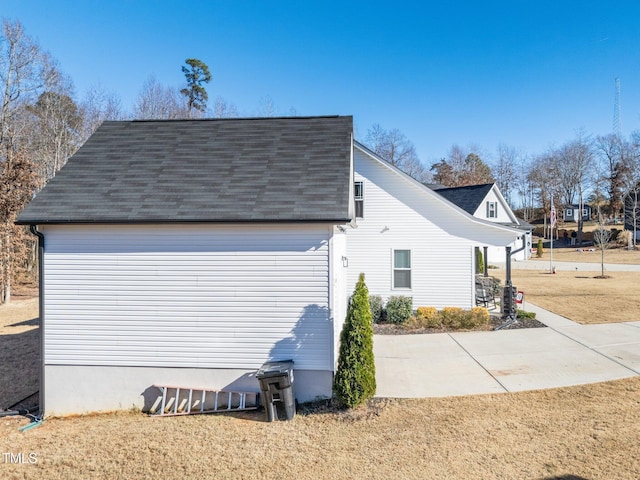 view of side of property