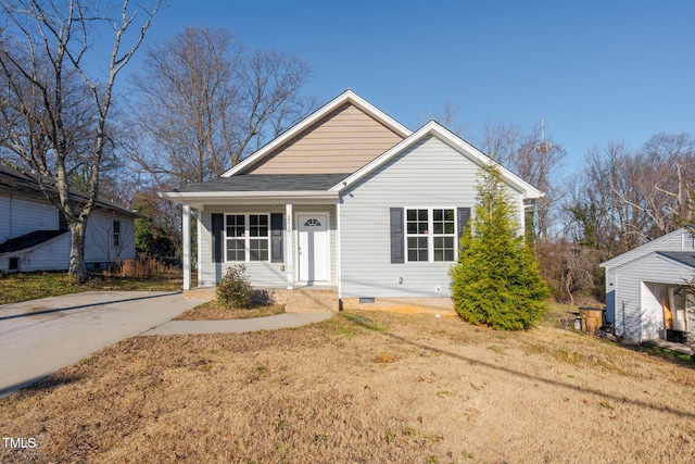 view of front of home