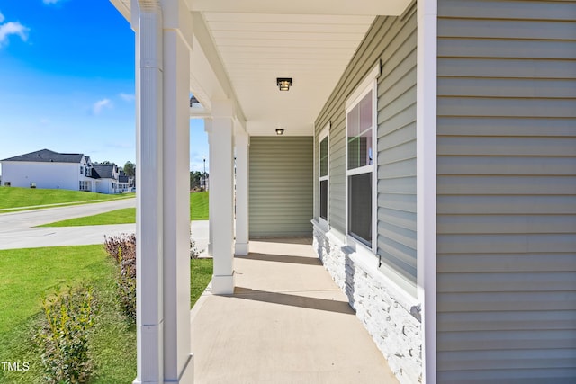 625 Spellbrook Rd, Zebulon, NC 27597 - view of patio with a porch