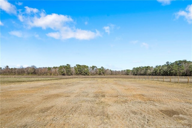 view of landscape with a rural view