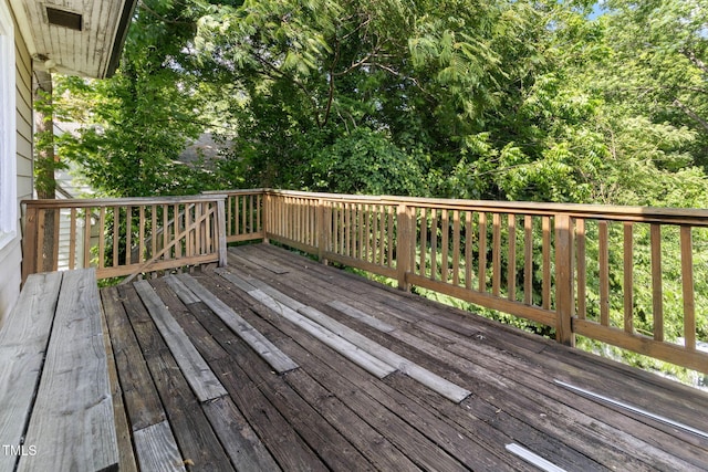 1308 Wake Forest Rd, Raleigh, NC 27604 - view of wooden deck