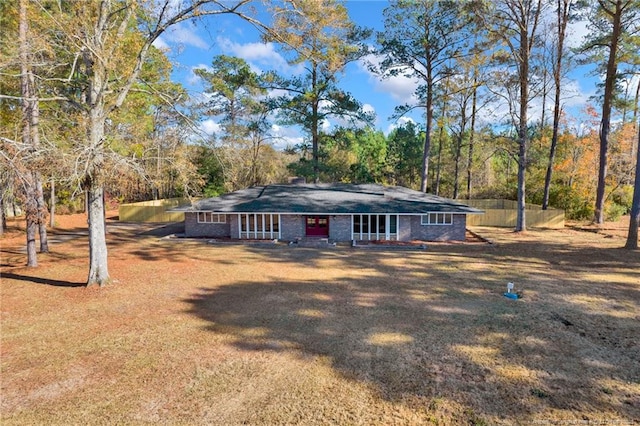 view of front of home