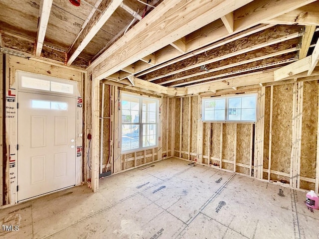 miscellaneous room with a healthy amount of sunlight